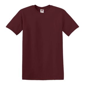 Fruit of the Loom SC230 - T-Shirt Manches Courtes Homme Brick Red