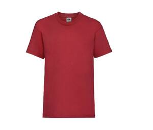 Fruit of the Loom SC231 - Value Weight Kinder T-Shirt Red