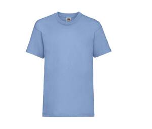 Fruit of the Loom SC231 - Value Weight Kinder T-Shirt Sky