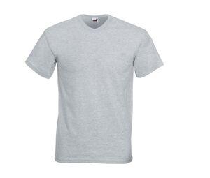 Fruit of the Loom SC234 - Valueweight V-Neck T Heather Grey