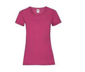 Fruit of the Loom SC600 - Lady-fit valueweight tee Fuchsia