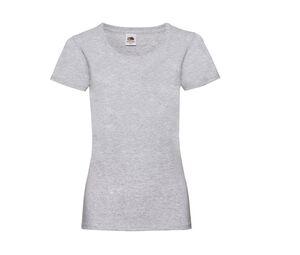 Fruit of the Loom SC600 - Lady-fit valueweight tee Heather Grey