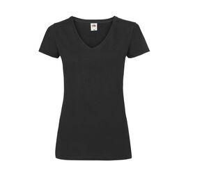 Fruit of the Loom SC601 - LADIES VALUEWEIGHT V-NECK T
