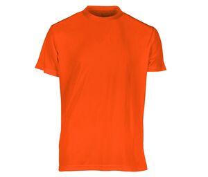 SANS Étiquette SE100 - No Label Sport Tee-Shirt Fluo Orange