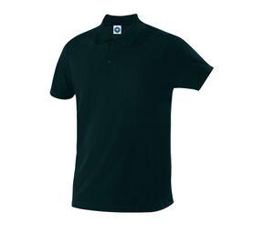 Starworld SW160 - Camisa polo masculina 100% de algodão orgânico Black