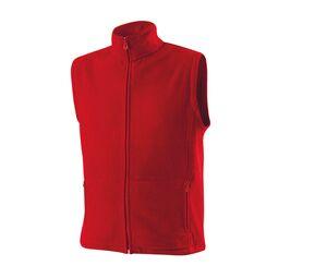 STARWORLD SW73N - Gilet Polaire 330 Rouge