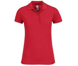 B&C BC409 - Damen Safran Timeless Poloshirt Red