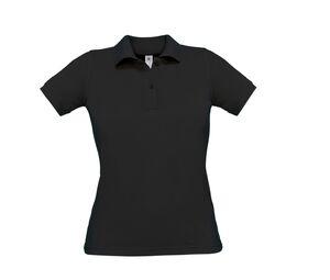 B&C BC412 - Safran Pure Damen Poloshirt Schwarz