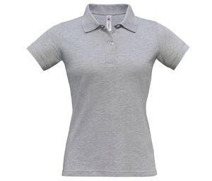 B&C BC412 - Safran Pure Damen Poloshirt Heather Grey