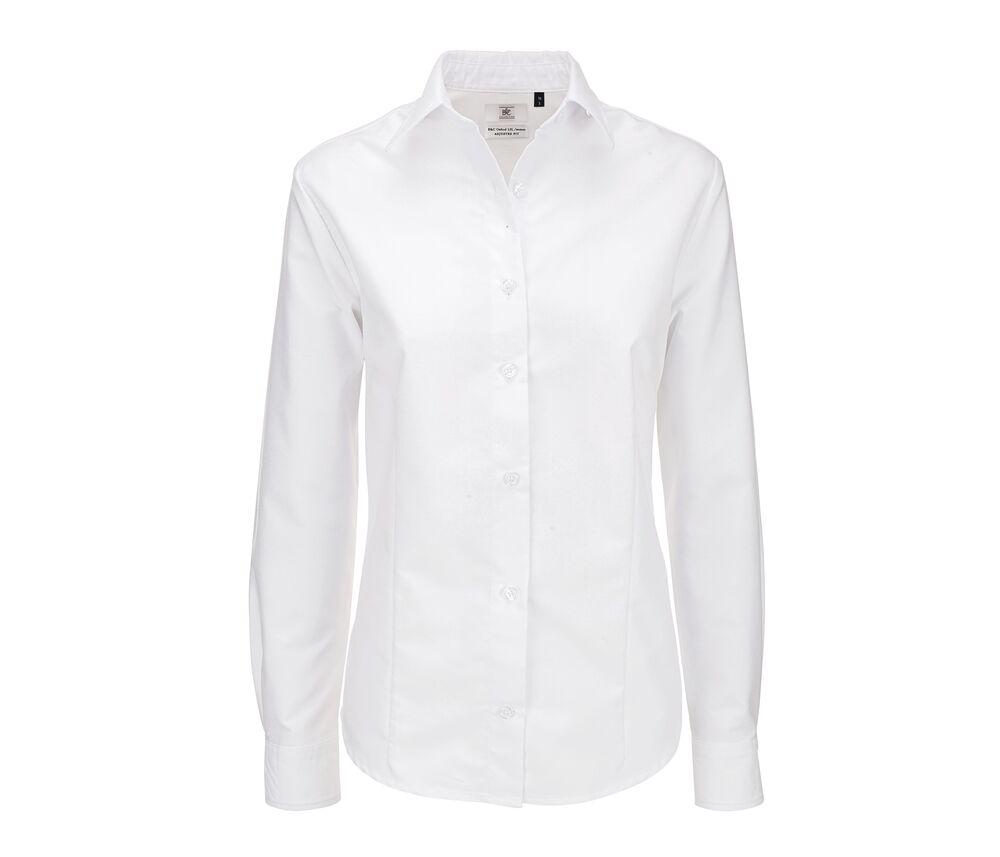 B&C BC701 - Ladies' Oxford Long Sleeve Shirt