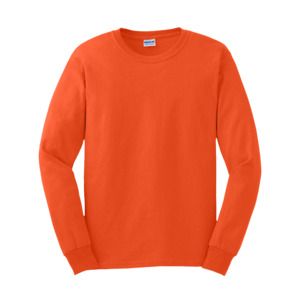 Gildan GN186 - Ultra Cotton Adult Long Sleeve T-Shirt Naranja