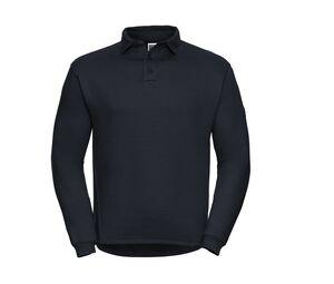 Russell JZ012 - Sweatshirt Col Polo Homme French Navy