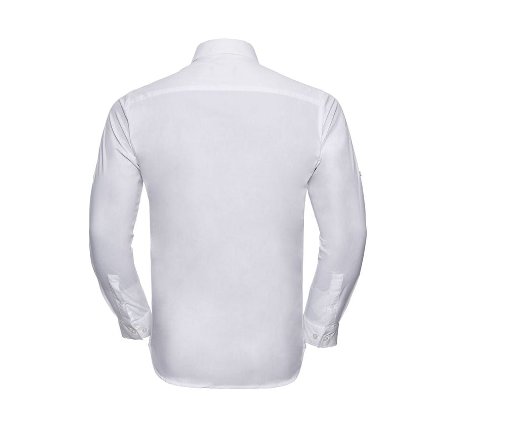 Russell Collection JZ918 - Men's Roll Sleeve Shirt - Long Sleeve