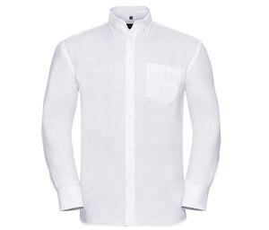 Russell Collection JZ956 - Men's Long Sleeve Ultimate Non-Iron Shirt White