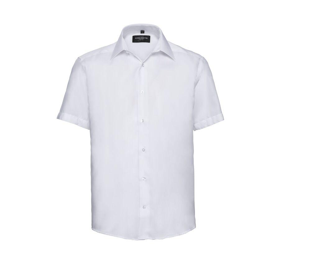 Russell Collection JZ959 - Men's Short Sleeve Tailored Ultimate Non Iron Shirt