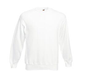 Fruit of the Loom SC250 - Sweatshirt mit geraden Ärmeln Weiß