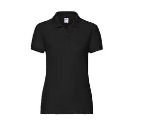Fruit of the Loom SC281 - Ladyfit 65/35 Polo (63-212-0) Negro