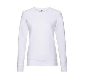 FRUIT OF THE LOOM SC361 - Lady-Fit Lichtgewicht Raglan Sweater White
