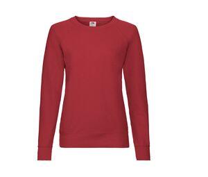 FRUIT OF THE LOOM SC361 - Lady-Fit Lichtgewicht Raglan Sweater Red