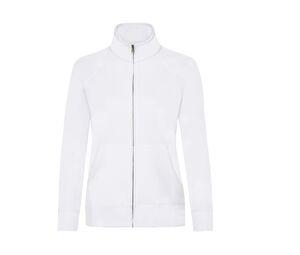 Fruit of the Loom SC366 - Lady-Fit Sweat Jacket White