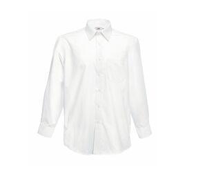 FRUIT OF THE LOOM SC410 - Camisa De Popeline Para Homem Branco