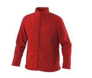 Starworld SW70N - Men's fleece zippered pockets Bright Red