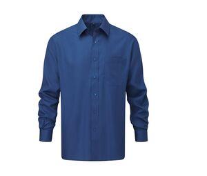 Russell Collection JZ934 - Mens Long Sleeve Polycotton Easy Care Poplin Shirt