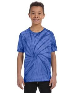 Tie-Dye CD101Y - Youth 5.4 oz., 100% Cotton Spider Tie-Dyed T-Shirt Spider Royal
