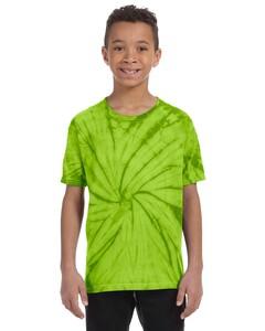 Tie-Dye CD101Y - Youth 5.4 oz., 100% Cotton Spider Tie-Dyed T-Shirt Spider Lime