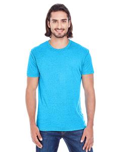Threadfast 103A - Men's Triblend Fleck Short-Sleeve T-Shirt Turquoise Fleck