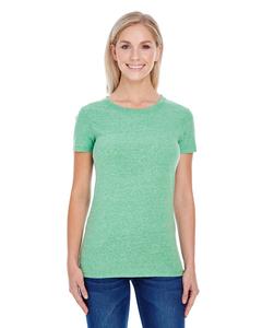 Threadfast 202A - Ladies Triblend Short-Sleeve T-Shirt Green Triblend