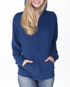 Next Level 6491 - Adult Sueded Full-Zip Hoody Royal