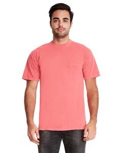 Next Level 7415 - Adult Inspired Dye Crew with Pocket Guava