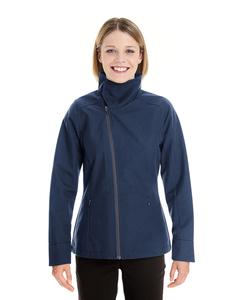 Ash City North End NE705W - Ladies Edge Soft Shell Jacket with Fold-Down Collar Navy
