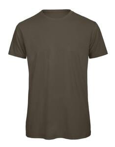 B&C BC042 - T-shirt da uomo in cotone biologico Kaki