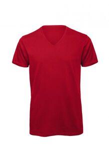 B&C BC044 - Herrenbioletten-Baumwoll-T-Shirt Red