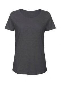 B&C BC047 - T-Shirt aus Bio-Baumwolle für Damen Chic Anthracite