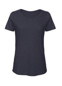 B&C BC047 - T-shirt da donna in cotone biologico Chic Navy