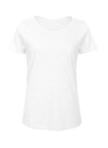 B&C BC047 - Camiseta de Algodón Orgánnico para Mujer Chic White