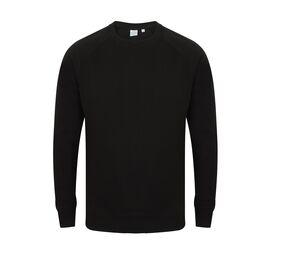 SF Men SF525 - Men's close-fitting sweatshirt with raglan sleeves Black