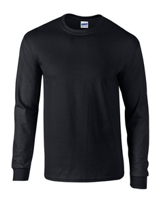 Gildan G2400 - Adult Ultra Cotton® Long Sleeve T-Shirt Black