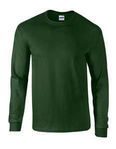 Gildan G2400 - Adult Ultra Cotton® Long Sleeve T-Shirt Forest Green