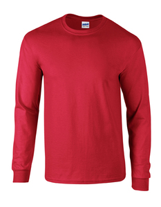 Gildan G2400 - Adult Ultra Cotton® Long Sleeve T-Shirt Red