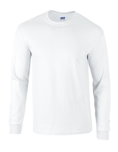 Gildan G2400 - Adult Ultra Cotton® Long Sleeve T-Shirt White