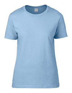Gildan G4100L - Premium Ringspun Cotton Ladies T-Shirt Light Blue