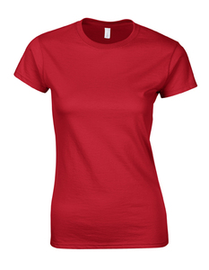 Gildan G64000L - Softstyle Ringspun Cotton T-Shirt Ladies Red