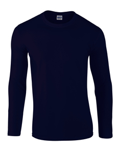 Gildan G64400 - Long Sleeve Softstyle Ringspun Cotton T-Shirt Mens Navy