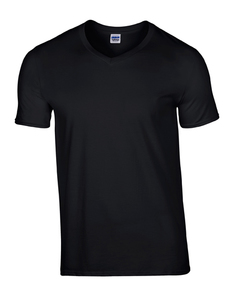 Gildan G64V00 - Softstyle Ringspun Cotton T-Shirt V-Neck Black