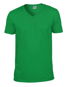 Gildan G64V00 - Softstyle Ringspun Cotton T-Shirt V-Neck Irish Green