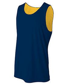 A4 A4N2375 - Adult Reversible Jump Jersey Navy/Gold